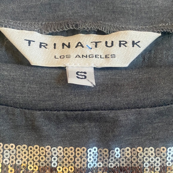 TRINA TURK Shimmering Blue Sequin Mini Dress - Picture 9 of 9